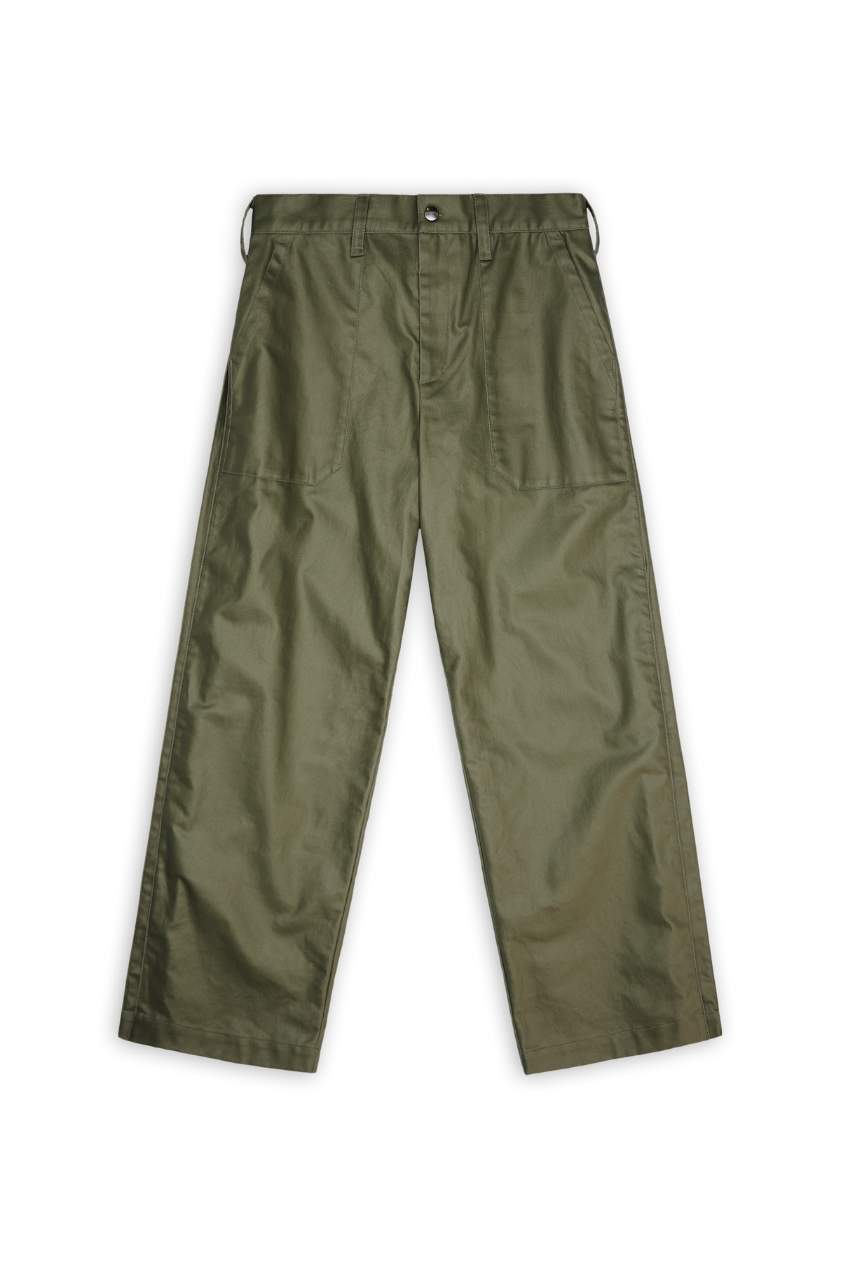 Heavy Woven Pants Straight