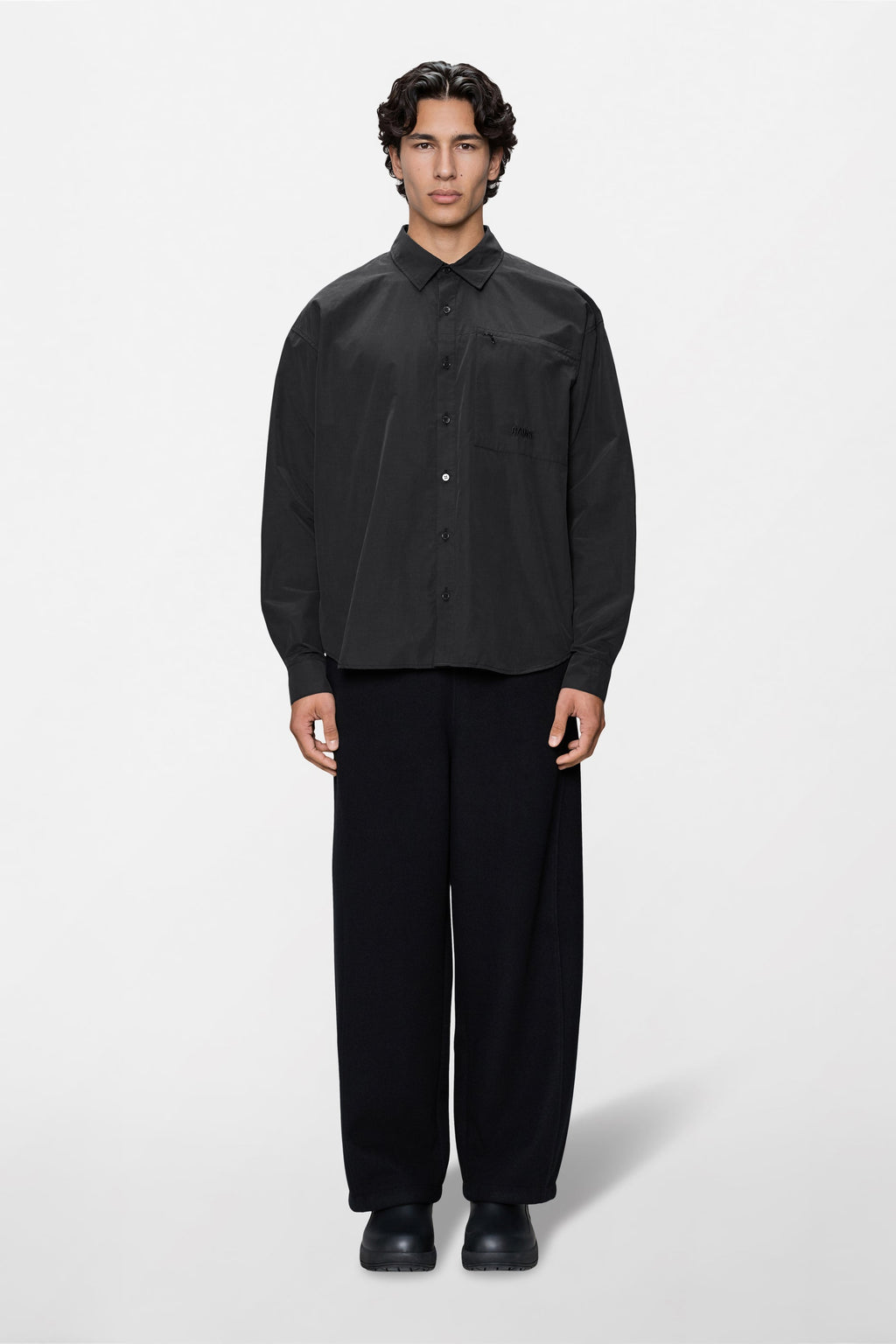 Light Woven Long Sleeve Shirt