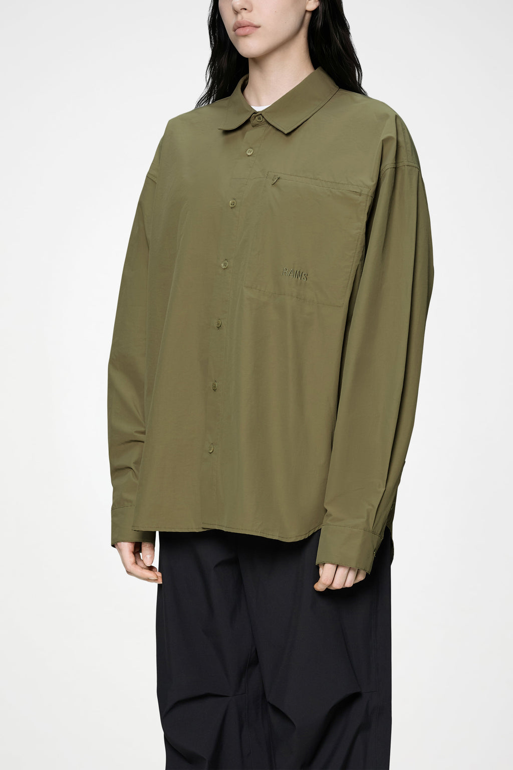 Light Woven Long Sleeve Shirt