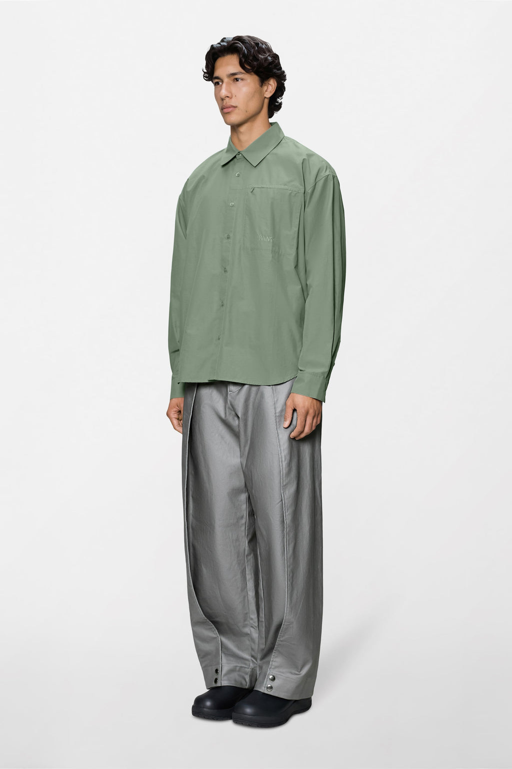 Light Woven Long Sleeve Shirt