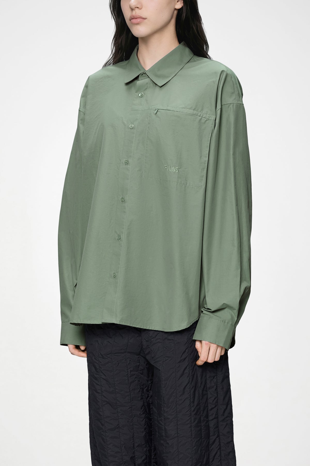 Light Woven Long Sleeve Shirt