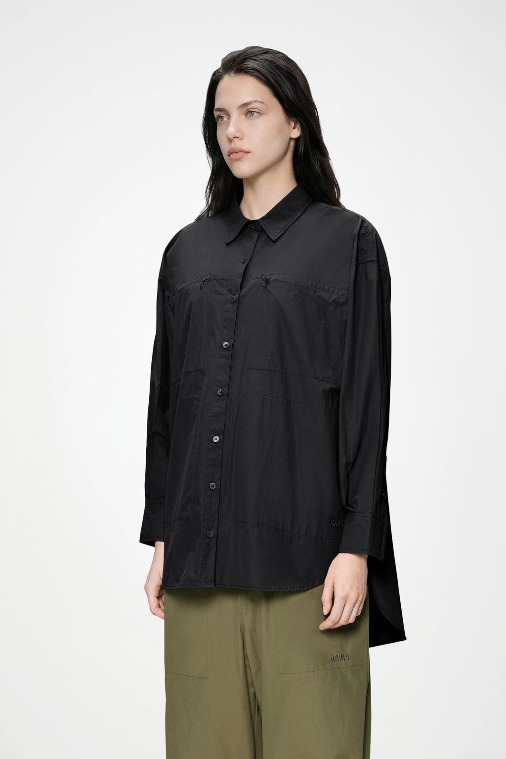 Light Woven Long Sleeve W Shirt
