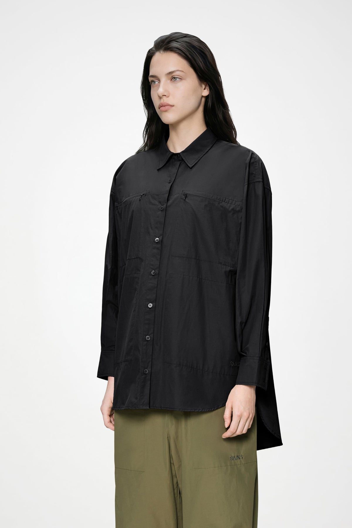 Light Woven Long Sleeve W Shirt